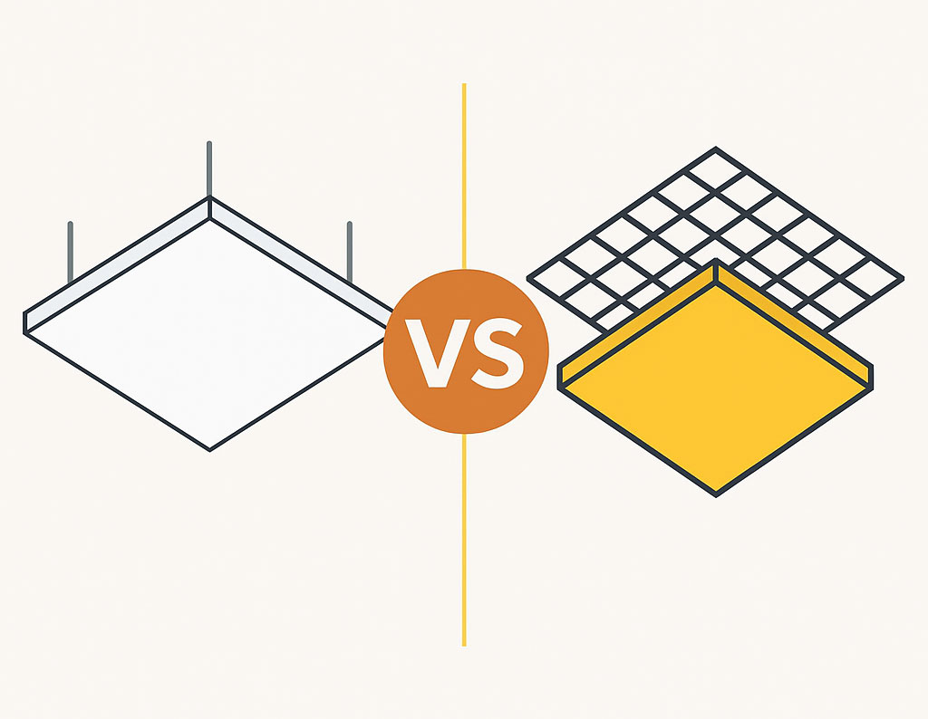 Difference Between Knauf False Ceiling and Rabitz Ceiling — Which One Is Better?